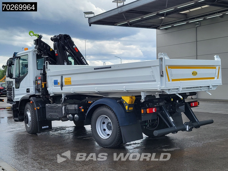 New Tipper, Crane truck Iveco Eurocargo 160E280 4X2 NEW! Hiab XHIDUO092E-3 Kran Crane 6m3 3-way Tipper ACC: picture 14