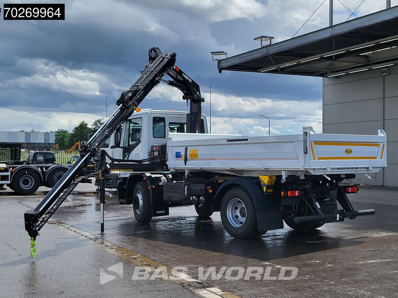 New Tipper, Crane truck Iveco Eurocargo 160E280 4X2 NEW! Hiab XHIDUO092E-3 Kran Crane 6m3 3-way Tipper ACC: picture 5