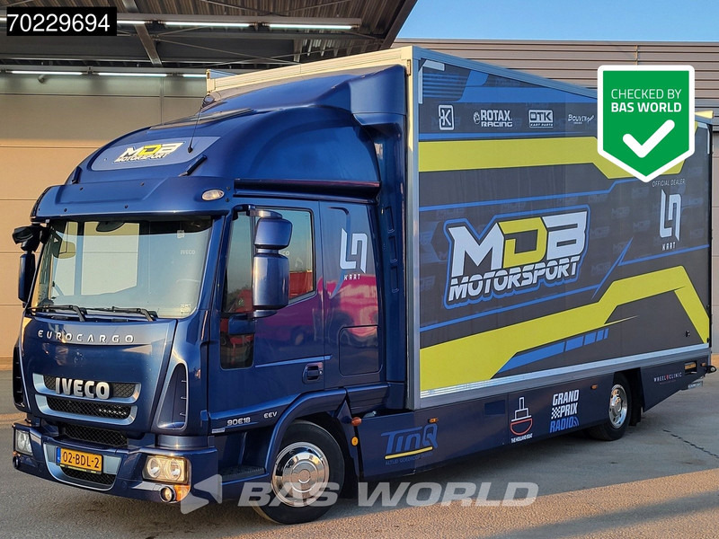 Iveco Eurocargo 90E180 4X2 9tons NL-Truck Mobile workshop race truck Ladebordwand EEV - Box truck: picture 1 Iveco Eurocargo 90E180 4X2 9tons NL-Truck Mobile workshop race truck Ladebordwand EEV - Box truck: picture 1