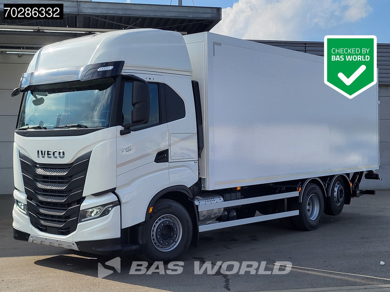 Iveco S-Way 490 6X2 NEW! 2000kg Ladebordwand Retarder Lift+Steering-Axle Navi LED - Box truck: picture 1 Iveco S-Way 490 6X2 NEW! 2000kg Ladebordwand Retarder Lift+Steering-Axle Navi LED - Box truck: picture 1