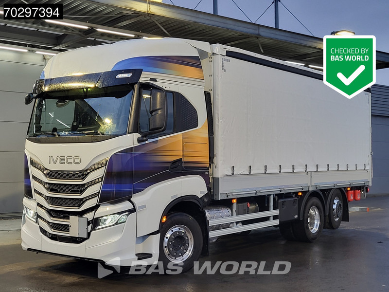 Iveco S-Way 500 6X2 NEW! 2000kg Ladebordwand Lift+steering Retarder Navi - Curtainsider truck: picture 1 Iveco S-Way 500 6X2 NEW! 2000kg Ladebordwand Lift+steering Retarder Navi - Curtainsider truck: picture 1