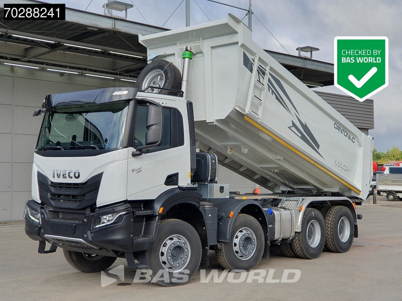 Iveco T-Way 450 8X4 NEW! 20m3 Cantoni tipper Steelsuspension Big-Axle Automatic Euro 6 - Tipper: picture 1 Iveco T-Way 450 8X4 NEW! 20m3 Cantoni tipper Steelsuspension Big-Axle Automatic Euro 6 - Tipper: picture 1