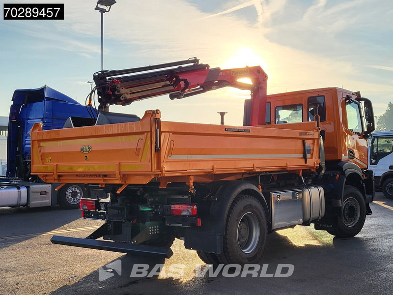 New Tipper, Crane truck Iveco X-Way 400 4X2 New! Palfinger PK12.501 Crane 6m3 Meiller 3-SideTipper Navi ACC Euro 6: picture 14