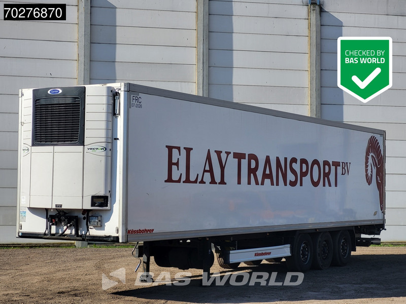 Kässbohrer Carrier Vector 1550 Tailgate TÜV 06/25 Liftachse LBW BPW - Refrigerator semi-trailer: picture 1 Kässbohrer Carrier Vector 1550 Tailgate TÜV 06/25 Liftachse LBW BPW - Refrigerator semi-trailer: picture 1