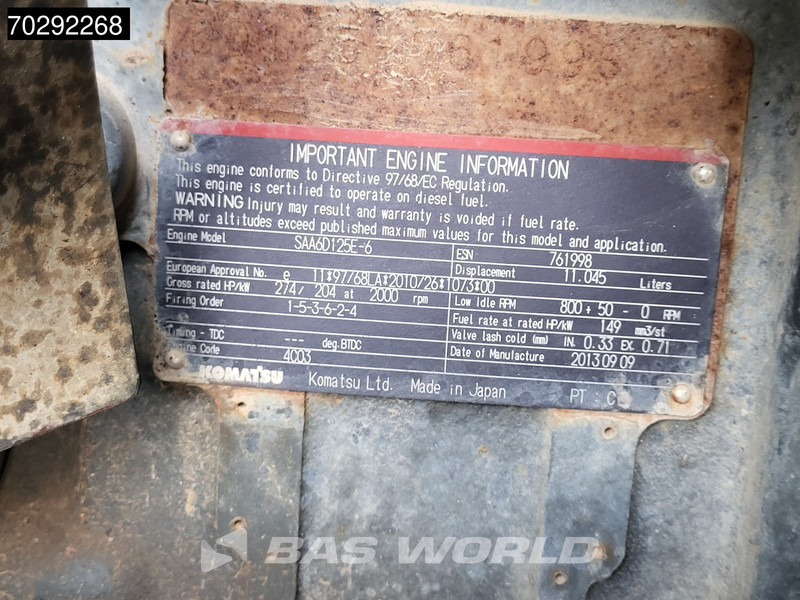 Wheel loader Komatsu WA470 -7 GERMAN MACHINE: picture 20