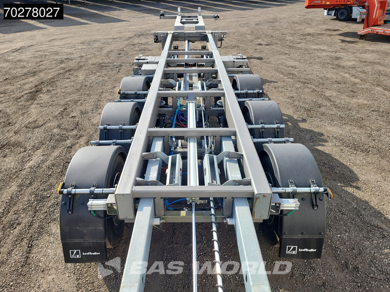 Container transporter/ Swap body semi-trailer Lecitrailer SR3EC 3 axles UNUSED Liftachse Multi'45: picture 10