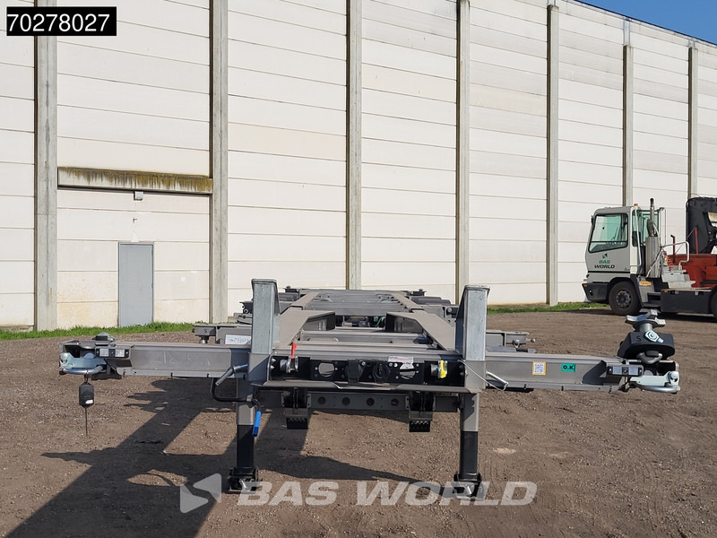 Container transporter/ Swap body semi-trailer Lecitrailer SR3EC 3 axles UNUSED Liftachse Multi'45: picture 8