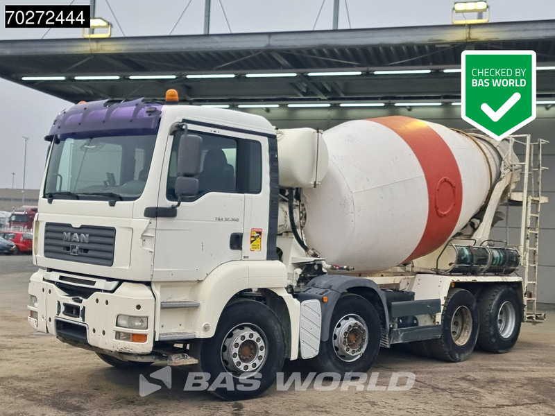 MAN TGA 32.360 8X4 Stetter 9m3 Steelsuspension Euro 4 - Concrete mixer truck: picture 1 MAN TGA 32.360 8X4 Stetter 9m3 Steelsuspension Euro 4 - Concrete mixer truck: picture 1