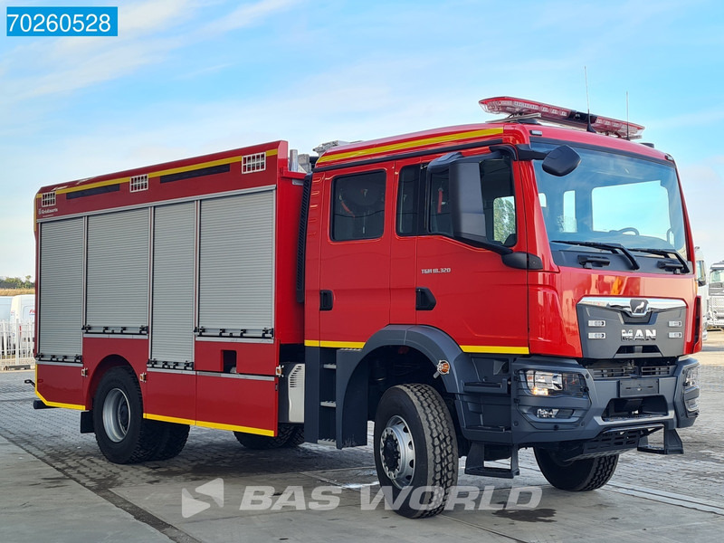 New Fire truck MAN TGM 18.320 4X4 NEW! Feuerwehr Fire Truck Volkan pump Navi Euro 6: picture 16