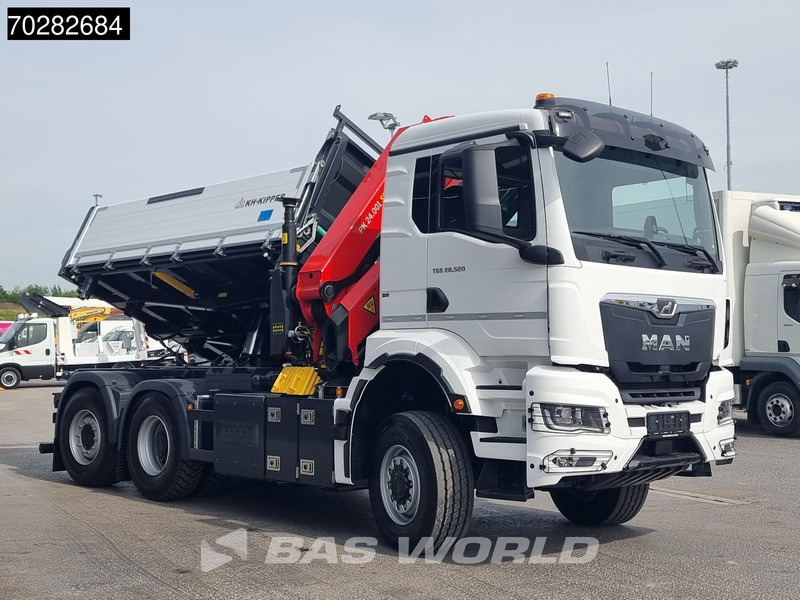 MAN TGS 28.520 6X4 Palfinger PK24001 SLD 5 Kran 2-way tipper Retarder Big-Axle Liftachse Euro 6 - Tipper, Crane truck: picture 3 MAN TGS 28.520 6X4 Palfinger PK24001 SLD 5 Kran 2-way tipper Retarder Big-Axle Liftachse Euro 6 - Tipper, Crane truck: picture 3