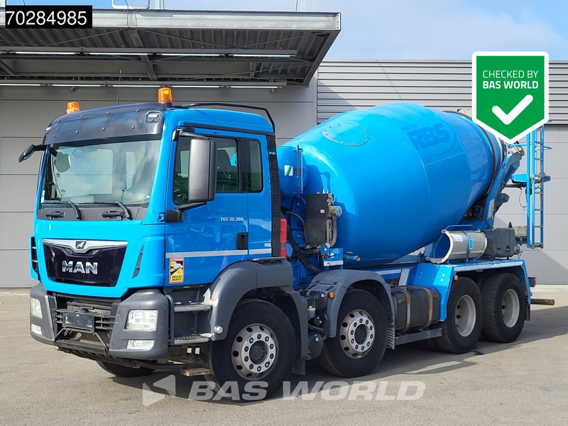 MAN TGS 32.360 8X4 Stetter 9m3 Mixer Full Steel Euro 6 - Concrete mixer truck: picture 1 MAN TGS 32.360 8X4 Stetter 9m3 Mixer Full Steel Euro 6 - Concrete mixer truck: picture 1