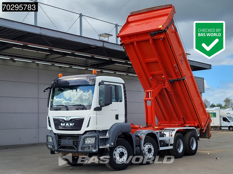 MAN TGS 35.400 8X4 13m3 CIF Bennes 2-side tipper Steel suspension Automatic Euro 6 - Tipper: picture 1 MAN TGS 35.400 8X4 13m3 CIF Bennes 2-side tipper Steel suspension Automatic Euro 6 - Tipper: picture 1