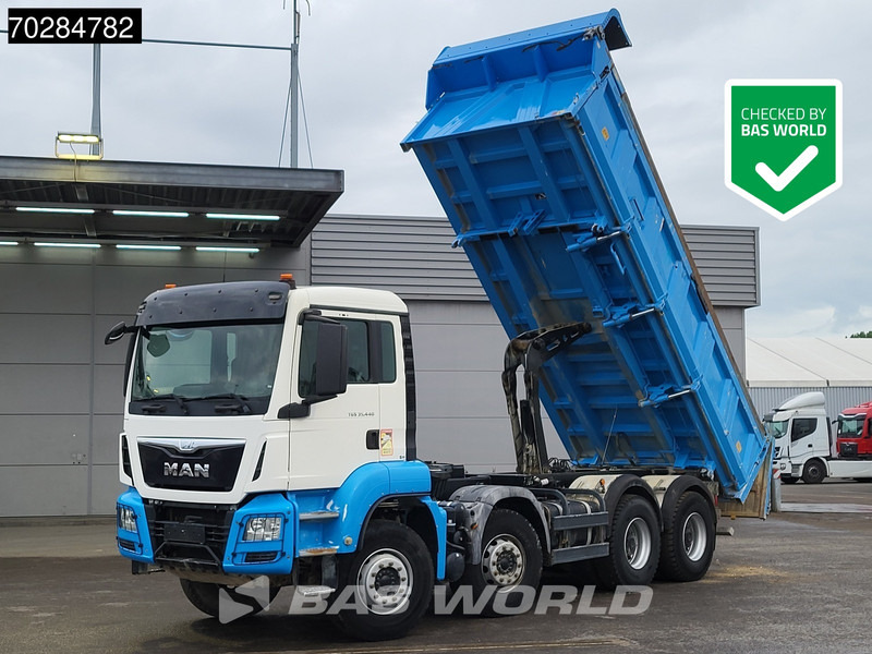 MAN TGS 35.440 8X4 14m3 Meiller 2-way tipper Automatic Big-Axle Steelsuspension Euro 6 - Tipper: picture 1 MAN TGS 35.440 8X4 14m3 Meiller 2-way tipper Automatic Big-Axle Steelsuspension Euro 6 - Tipper: picture 1