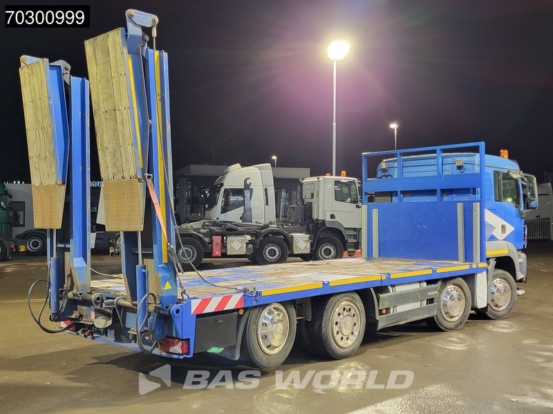 Autotransporter truck MAN TGS 35.480 8X2 Machine transporter Hydraulic Ramps Lift+Steering Axle Manual Euro 5: picture 12