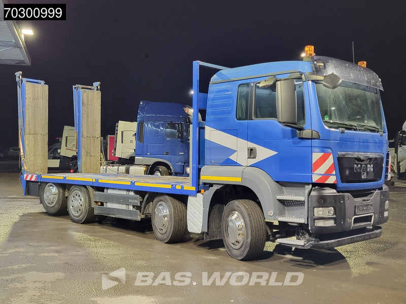 Autotransporter truck MAN TGS 35.480 8X2 Machine transporter Hydraulic Ramps Lift+Steering Axle Manual Euro 5: picture 19