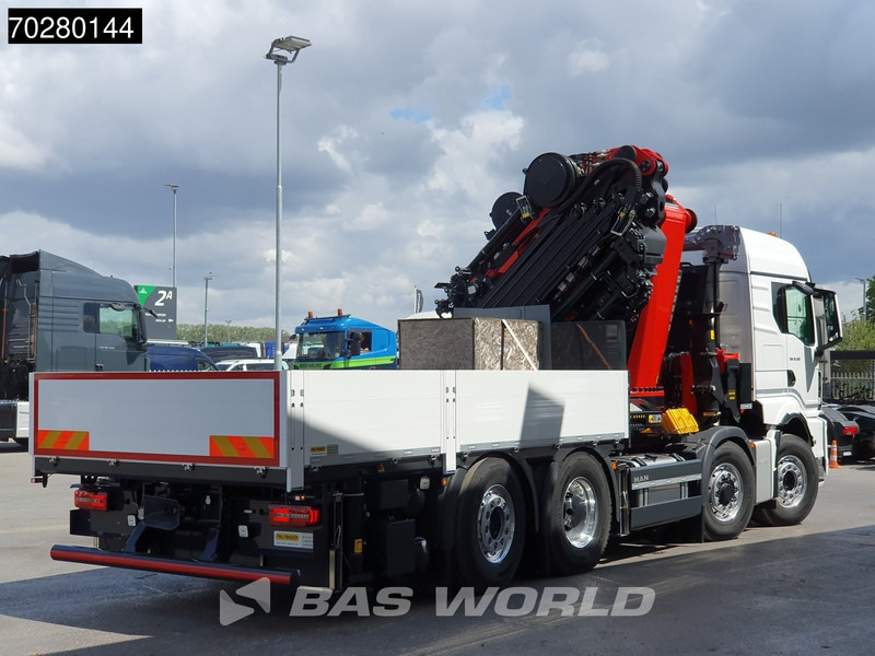 New Dropside/ Flatbed truck, Crane truck MAN TGS 35.520 8X4 Palfinger PK135.002 TEC 7 Kran Crane Hydrodrive Lift+steering axle Navi LED Euro 6: picture 14 New Dropside/ Flatbed truck, Crane truck MAN TGS 35.520 8X4 Palfinger PK135.002 TEC 7 Kran Crane Hydrodrive Lift+steering axle Navi LED Euro 6: picture 14