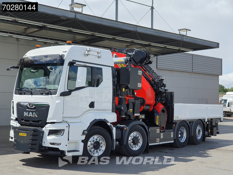 New Dropside/ Flatbed truck, Crane truck MAN TGS 35.520 8X4 Palfinger PK135.002 TEC 7 Kran Crane Hydrodrive Lift+steering axle Navi LED Euro 6: picture 11 New Dropside/ Flatbed truck, Crane truck MAN TGS 35.520 8X4 Palfinger PK135.002 TEC 7 Kran Crane Hydrodrive Lift+steering axle Navi LED Euro 6: picture 11