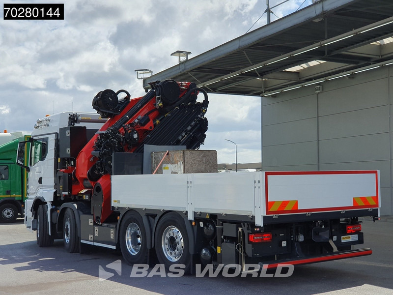New Dropside/ Flatbed truck, Crane truck MAN TGS 35.520 8X4 Palfinger PK135.002 TEC 7 Kran Crane Hydrodrive Lift+steering axle Navi LED Euro 6: picture 12 New Dropside/ Flatbed truck, Crane truck MAN TGS 35.520 8X4 Palfinger PK135.002 TEC 7 Kran Crane Hydrodrive Lift+steering axle Navi LED Euro 6: picture 12