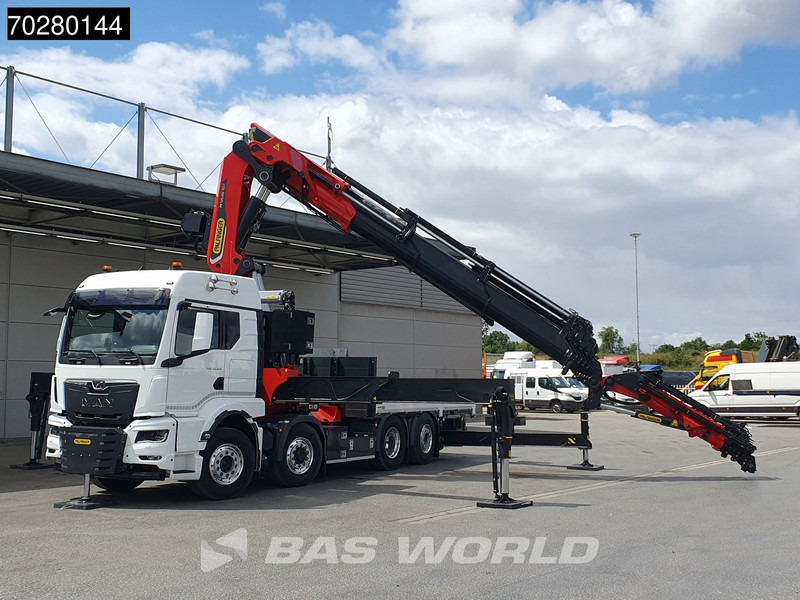 New Dropside/ Flatbed truck, Crane truck MAN TGS 35.520 8X4 Palfinger PK135.002 TEC 7 Kran Crane Hydrodrive Lift+steering axle Navi LED Euro 6: picture 5 New Dropside/ Flatbed truck, Crane truck MAN TGS 35.520 8X4 Palfinger PK135.002 TEC 7 Kran Crane Hydrodrive Lift+steering axle Navi LED Euro 6: picture 5