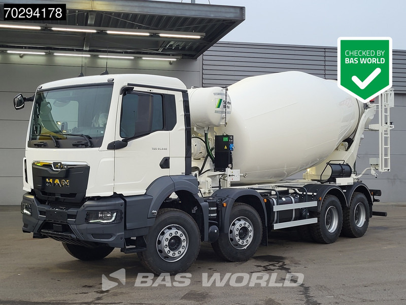 MAN TGS 41.440 8X4 NEW! 12m3 Stetter concrete mixer Big-Axle Steelsuspension Euro 6 - Concrete mixer truck: picture 1 MAN TGS 41.440 8X4 NEW! 12m3 Stetter concrete mixer Big-Axle Steelsuspension Euro 6 - Concrete mixer truck: picture 1