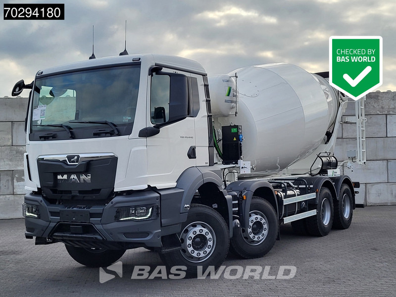 MAN TGS 41.440 8X4 New! 12m3 Schwing Mixer Big-Axle Steelsuspension Automatic Euro 6 - Concrete mixer truck: picture 1 MAN TGS 41.440 8X4 New! 12m3 Schwing Mixer Big-Axle Steelsuspension Automatic Euro 6 - Concrete mixer truck: picture 1