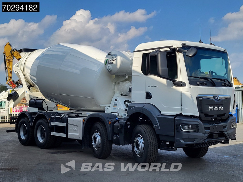 MAN TGS 41.440 8X4 New! Stetter 12 FHC BL Mixer Big-Axle Steelsuspension Automatic Euro 6 - Concrete mixer truck: picture 3 MAN TGS 41.440 8X4 New! Stetter 12 FHC BL Mixer Big-Axle Steelsuspension Automatic Euro 6 - Concrete mixer truck: picture 3