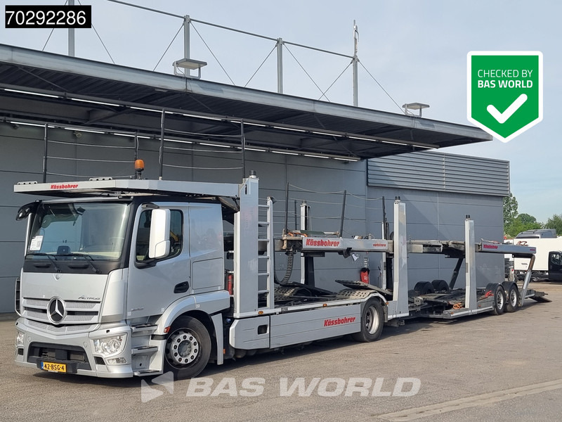 Mercedes-Benz Actros 1843 4X2 NL-Truck Combi Car Transporter Kässbohrer 8 Cars Hydraulic Winch - Autotransporter truck: picture 1 Mercedes-Benz Actros 1843 4X2 NL-Truck Combi Car Transporter Kässbohrer 8 Cars Hydraulic Winch - Autotransporter truck: picture 1