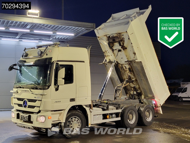 Mercedes-Benz Actros 2655 Actros 6X4 V8 Retarder Big-Axle Steelsuspension 11m3 Euro 5 - Tipper: picture 1 Mercedes-Benz Actros 2655 Actros 6X4 V8 Retarder Big-Axle Steelsuspension 11m3 Euro 5 - Tipper: picture 1