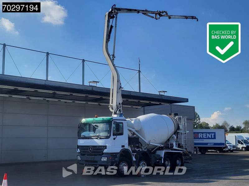 Mercedes-Benz Actros 3236 8X4 Mecbo M 23.3/100-BZ PUMI Big-Axle Steelsuspension 3-Pedals Euro 3 - Concrete pump truck: picture 1 Mercedes-Benz Actros 3236 8X4 Mecbo M 23.3/100-BZ PUMI Big-Axle Steelsuspension 3-Pedals Euro 3 - Concrete pump truck: picture 1