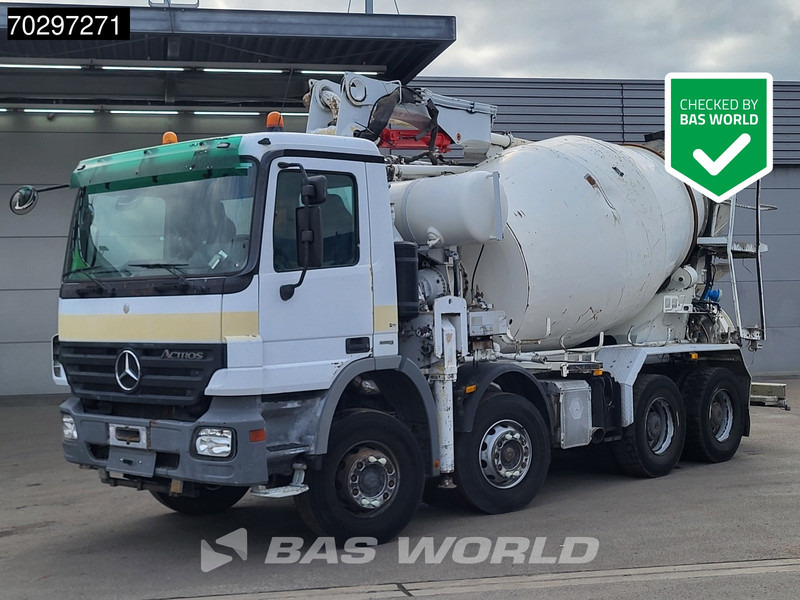 Mercedes-Benz Actros 3241 8X4 7m3 Putzmeister Mixer Big-Axle Steelsuspension 3-Pedals Pompe+Mixer Euro 4 - Concrete pump truck: picture 1 Mercedes-Benz Actros 3241 8X4 7m3 Putzmeister Mixer Big-Axle Steelsuspension 3-Pedals Pompe+Mixer Euro 4 - Concrete pump truck: picture 1