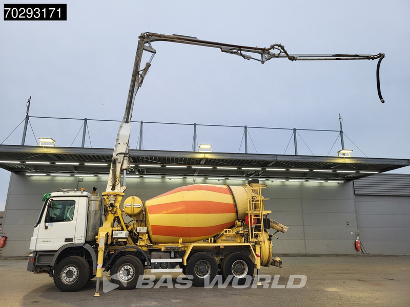 Mercedes-Benz Actros 3244 8X4 Retarder Putzmeister 24 Mtrs Pumi Big-Axle 3-Pedals Euro 4 - Concrete pump truck: picture 5 Mercedes-Benz Actros 3244 8X4 Retarder Putzmeister 24 Mtrs Pumi Big-Axle 3-Pedals Euro 4 - Concrete pump truck: picture 5