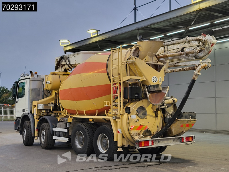Concrete pump truck Mercedes-Benz Actros 3244 8X4 Retarder Putzmeister 24 Mtrs Pumi Big-Axle 3-Pedals Euro 4: picture 7