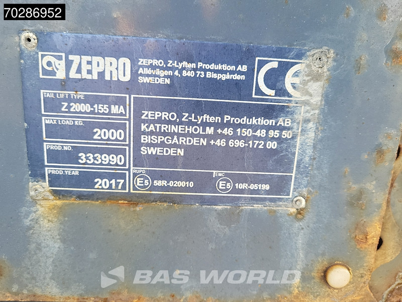 Box truck Mercedes-Benz Antos 1827 Antos 4X2 19tonner 2tons Tailgate Automatic Xenon Euro 6: picture 19
