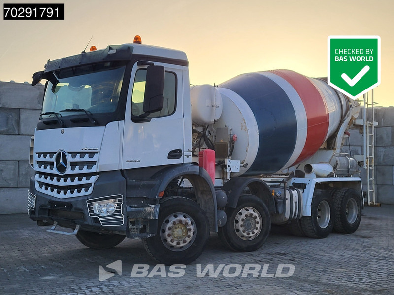 Mercedes-Benz Arocs 3240 8X4 9m3 Stetter mixer Steelsuspension Automatic Euro 6 - Concrete mixer truck: picture 1 Mercedes-Benz Arocs 3240 8X4 9m3 Stetter mixer Steelsuspension Automatic Euro 6 - Concrete mixer truck: picture 1