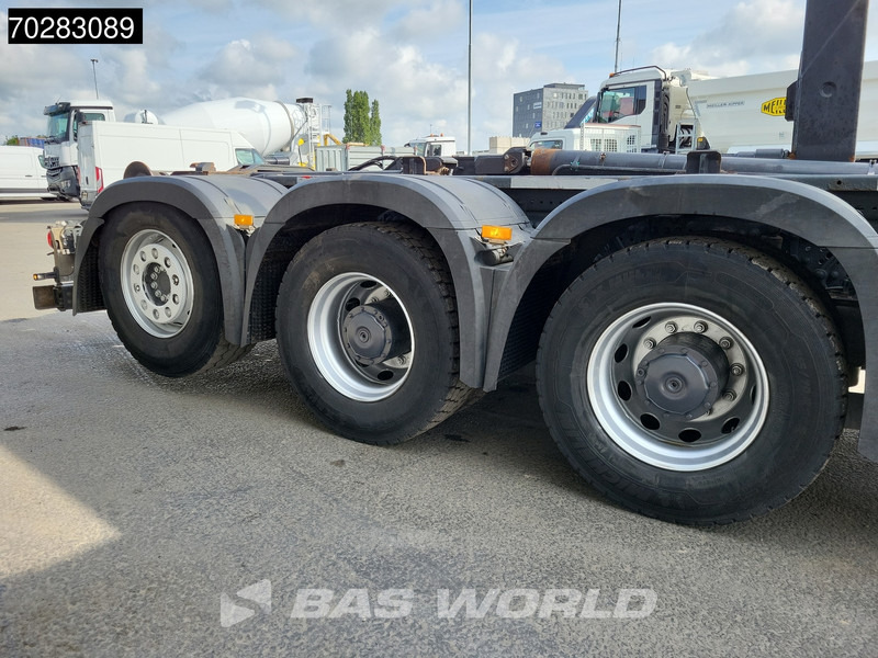 Hook lift truck, Crane truck Mercedes-Benz Arocs 3245 Actros 8X4 Palfinger PK22002 EH Crane 17tons hooklift Big-Axle Lift+Lenkachse Navi Euro 6: picture 19