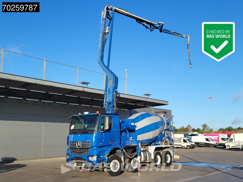 Mercedes-Benz Arocs 3251 8X4 PUMI Putzmeister TMM 24 + Liebherr 7m3 Mixer Retarder Euro 6 - Concrete pump truck: picture 1 Mercedes-Benz Arocs 3251 8X4 PUMI Putzmeister TMM 24 + Liebherr 7m3 Mixer Retarder Euro 6 - Concrete pump truck: picture 1