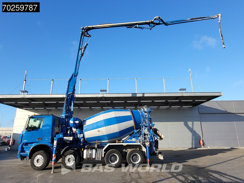Mercedes-Benz Arocs 3251 8X4 PUMI Putzmeister TMM 24 + Liebherr 7m3 Mixer Retarder Euro 6 - Concrete pump truck: picture 5 Mercedes-Benz Arocs 3251 8X4 PUMI Putzmeister TMM 24 + Liebherr 7m3 Mixer Retarder Euro 6 - Concrete pump truck: picture 5
