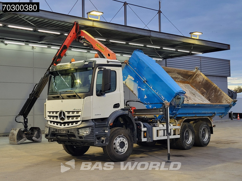 Mercedes-Benz Arocs 3343 6X4 Palfinger PK12.501 SLD Kran Crane 7m3 tipper Big-Axle Automatic Euro 6 - Tipper, Crane truck: picture 5 Mercedes-Benz Arocs 3343 6X4 Palfinger PK12.501 SLD Kran Crane 7m3 tipper Big-Axle Automatic Euro 6 - Tipper, Crane truck: picture 5