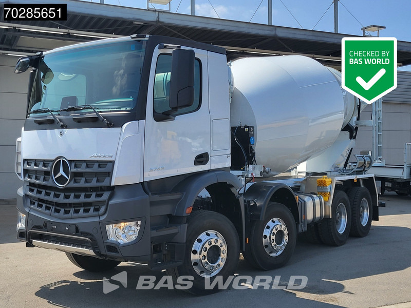 Mercedes-Benz Arocs 3743 8X4 10m3 Mixer BigAxle Hydrauliek Euro 6 Nieuw! - Concrete mixer truck: picture 1 Mercedes-Benz Arocs 3743 8X4 10m3 Mixer BigAxle Hydrauliek Euro 6 Nieuw! - Concrete mixer truck: picture 1