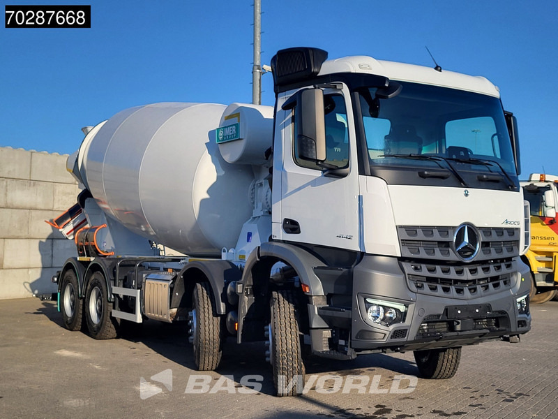 Mercedes-Benz Arocs 4142 8X4 New! 12m3 IMER Mixer Steelsuspension Automatic Big-Axle Euro 6 - Concrete mixer truck: picture 3 Mercedes-Benz Arocs 4142 8X4 New! 12m3 IMER Mixer Steelsuspension Automatic Big-Axle Euro 6 - Concrete mixer truck: picture 3