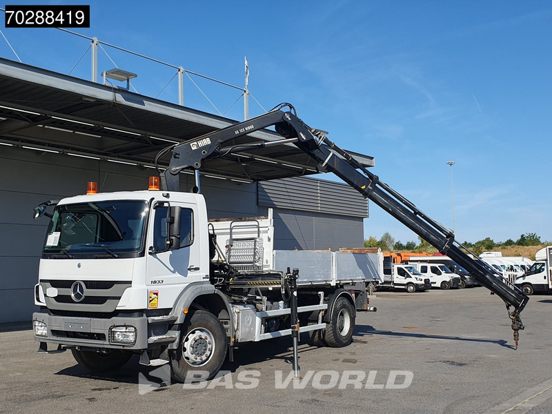 Mercedes-Benz Axor 1833 Axor 4X2 HIAB XS B-122 HIDUO Crane Kran Manual Steelsuspension Big-Axle Euro 5 - Tipper, Crane truck: picture 5 Mercedes-Benz Axor 1833 Axor 4X2 HIAB XS B-122 HIDUO Crane Kran Manual Steelsuspension Big-Axle Euro 5 - Tipper, Crane truck: picture 5