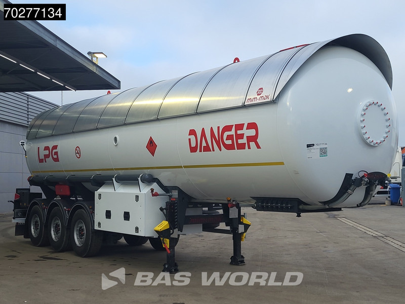 Mim-Mak LPG TRANSPORT TANK 3 axles NEW 48m3 Liftachse Gas ADR - Tank semi-trailer: picture 3 Mim-Mak LPG TRANSPORT TANK 3 axles NEW 48m3 Liftachse Gas ADR - Tank semi-trailer: picture 3