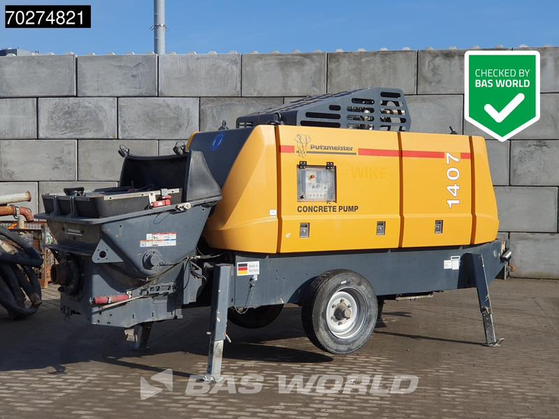 Putzmeister BSA 1407 D5 CONCRETE PUMP - Concrete pump truck: picture 1 Putzmeister BSA 1407 D5 CONCRETE PUMP - Concrete pump truck: picture 1