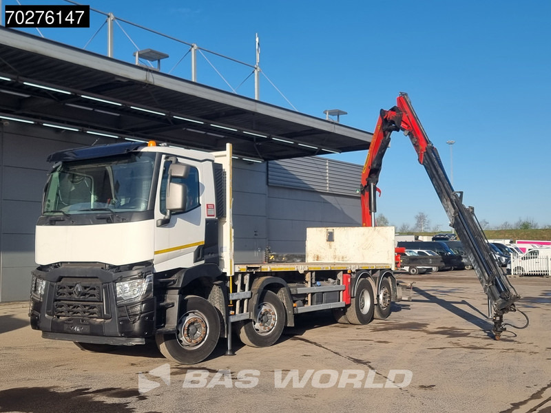 Renault C 380 8X2 Palfinger PK24001K Remote Lenkachse Euro 6 - Dropside/ Flatbed truck, Crane truck: picture 3 Renault C 380 8X2 Palfinger PK24001K Remote Lenkachse Euro 6 - Dropside/ Flatbed truck, Crane truck: picture 3