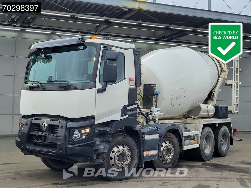 Renault C 430 8X4 9m3 Stetter Mixer Big-Axle Steelsuspension Automatic Euro 6 - Concrete mixer truck: picture 1 Renault C 430 8X4 9m3 Stetter Mixer Big-Axle Steelsuspension Automatic Euro 6 - Concrete mixer truck: picture 1