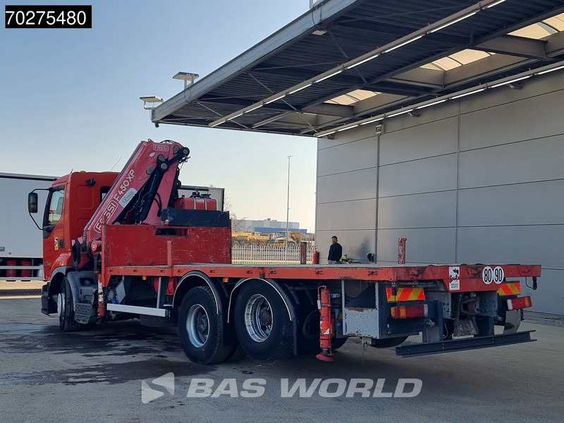 Dropside/ Flatbed truck, Crane truck Renault Premium 420 6X2 Fassi F450AXP.22 Kran Crane Lift-axle Manual Euro 3: picture 13