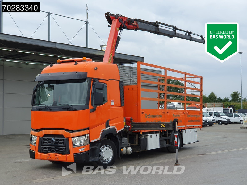 Renault T 380 4X2 Palfinger PK18002-EH Kran Crane Retarder Standklima Euro 6 - Dropside/ Flatbed truck, Crane truck: picture 1 Renault T 380 4X2 Palfinger PK18002-EH Kran Crane Retarder Standklima Euro 6 - Dropside/ Flatbed truck, Crane truck: picture 1