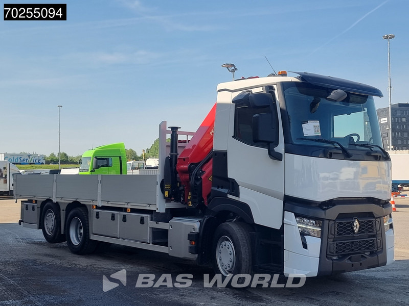 New Dropside/ Flatbed truck, Crane truck Renault T 440 6X2 2024 NL reg. possible Palfinger PK24.001 SLD Crane Lift+Lenkasche Euro 6: picture 10