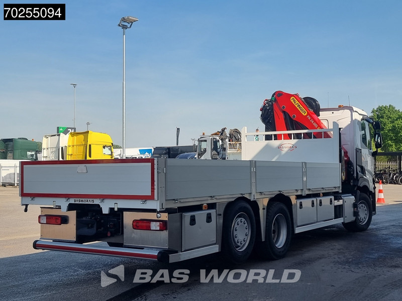 New Dropside/ Flatbed truck, Crane truck Renault T 440 6X2 2024 NL reg. possible Palfinger PK24.001 SLD Crane Lift+Lenkasche Euro 6: picture 11