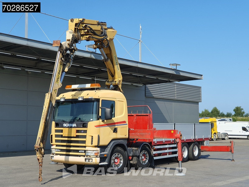 Scania 124G 470 8X4 Palfinger PK45000 C4 Crane Kran Fly-Jib Manual Steering Axle Euro 3 - Dropside/ Flatbed truck, Crane truck: picture 5 Scania 124G 470 8X4 Palfinger PK45000 C4 Crane Kran Fly-Jib Manual Steering Axle Euro 3 - Dropside/ Flatbed truck, Crane truck: picture 5